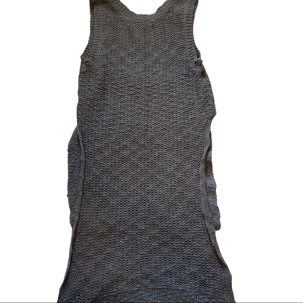 Love by design grey knit longline tank top